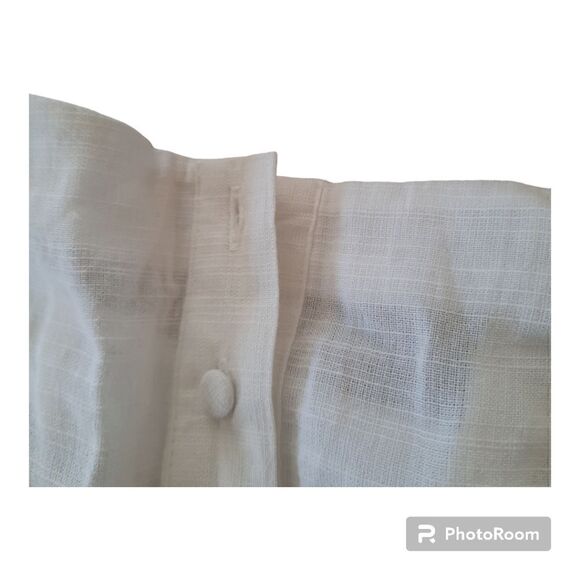 Gianni Bini White Lace Trim Blouse - Picture 2 of 6